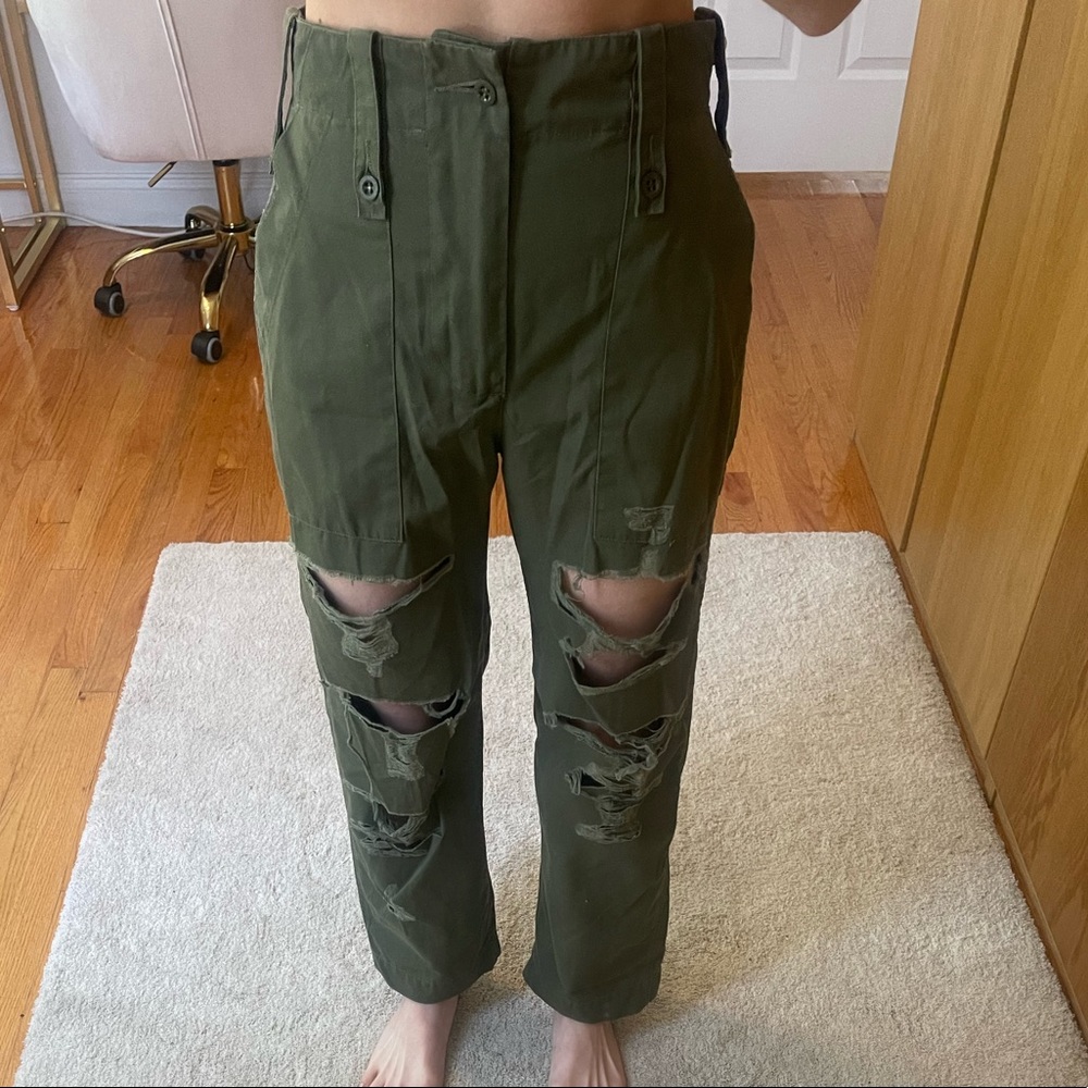 Carmar denim cargo pants